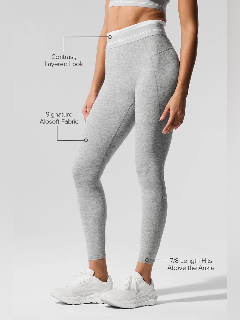 Alo Yoga Alosoft High-Waist 7/8 Better Together Legging